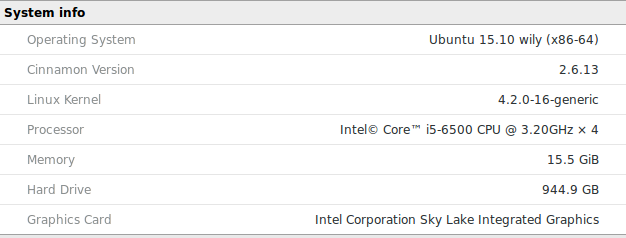 Ubuntu correct graphics driver settings
